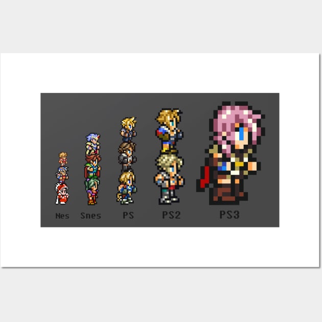 Final Fantasy Evolution Wall Art by sephcornel